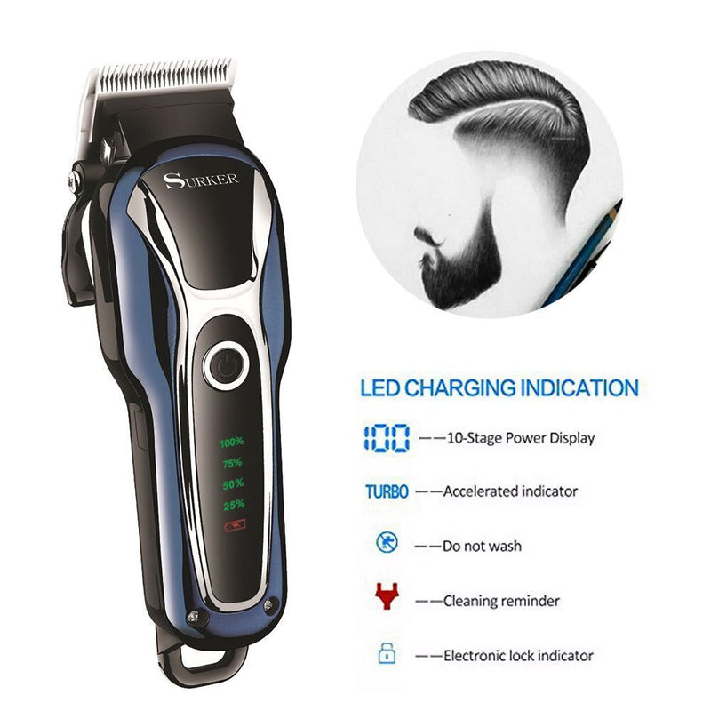Electric Hair Trimmer for Man Men's Basic Barber Set Professional Hair Clippers