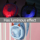 Fan Watches, Mini Silent Electric Personal Watch Cooling Wrist Fan (Blue)