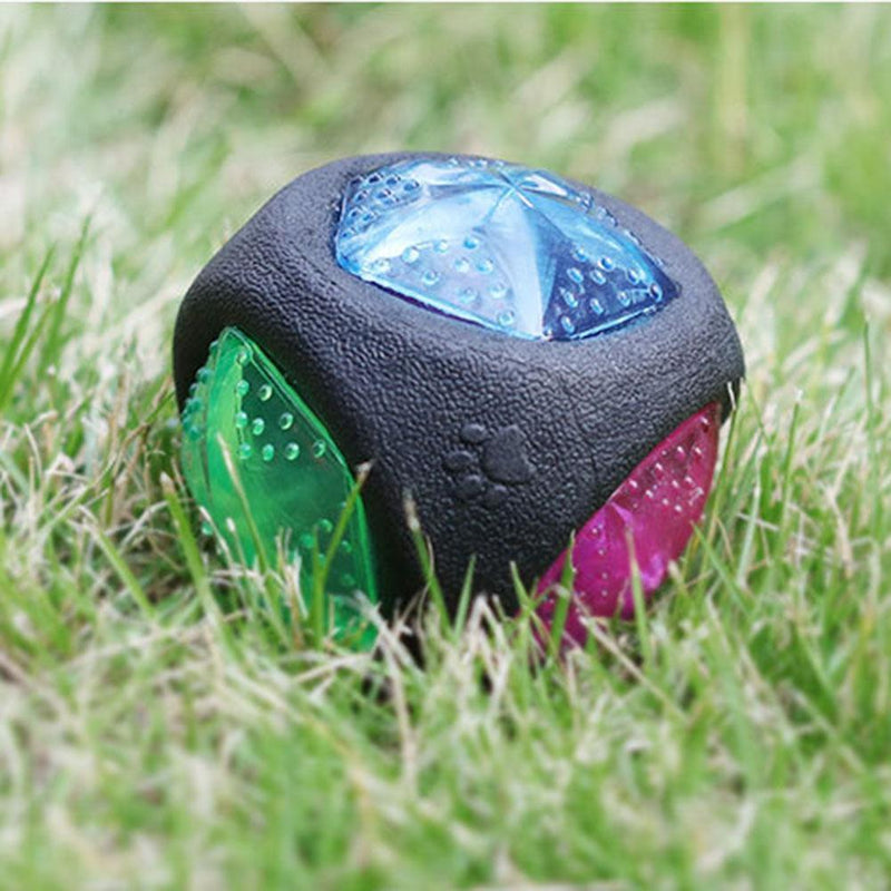 Glowing Glowing Pet Rubber Ball Dog Chew Bouncy Ball Puppy Workout S