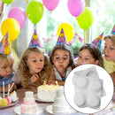 Flat round mousse cake mold DIY baking mold silicone G3L6