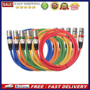 5pcs XLR 3Pin Male to Female Microphone Amplifier Audio Cable Adapter Wire