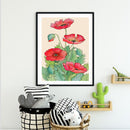 Lotus Acrylic Oil Paint By Numbers Set Canvas Drawing DIY Hand Painted Wall Art