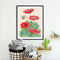 Lotus Acrylic Oil Paint By Numbers Set Canvas Drawing DIY Hand Painted Wall Art
