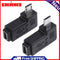 2pcs 90° Mini-USB Female, Micro-USB Male Adapter Male