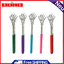 Stainless Steel Back Scratcher Telescopic Itch Massager Health Relax Tool Random