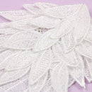 Crafts Wedding Collar Patch Angel Wing Applique White Embroidery Sewing Flower