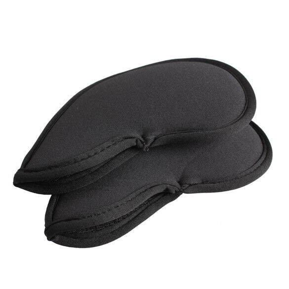 10pcs Golf Head Cover Club Iron Putter Head Protector Set Neoprene Black Newly