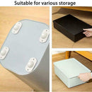 4pcs Trash Can Small Wheels Double-sided Tape Storage Wheels Box Pulley G5B6