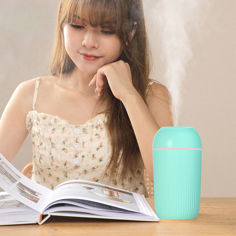Multifunctional USB Air Humidifier Mini Ultrasonic Home Mist Maker (Green)