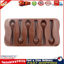Silicone Chocolate Spoon Baking Non-stick Biscuit Cake Jelly Candy Molds Newly