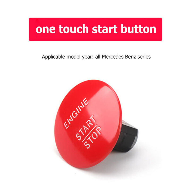 Car Engine Start Stop Button Entry Ignition Starter Switch ON/OFF (Red) Newly