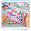 Organizer File Folder File Bag Stationery Storage Bag Pencil Case Ring Zipper