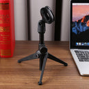 Adjustable Capacitive Microphone Stand Foldable Tripod MIC Holder w/Clip Newly