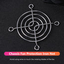 5pcs PC Case Fan Grills Computer Cooling Fan Finger Guard Protector (60mm) Newly