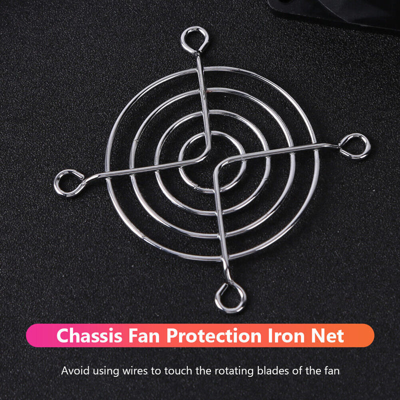 5pcs PC Case Fan Grills Computer Cooling Fan Finger Guard Protector (60mm) Newly