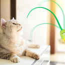 Automatic Rotating Cat Ball Toys Rubber Bite Resistant Magic Tail Cat Stick