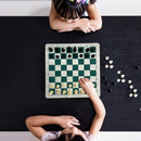 Portable Foldable Tournament Chess Board PU Leather Kid Chessboard Children Fun