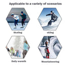 2pcs Winter Warm Thickened Ski Socks Outdoor Stockings (Men Blue Black)