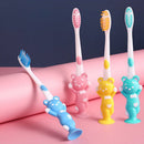 4pcs Baby Kids Training Soft-bristled Toothbrushes for Teeth Clean (Bear)