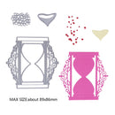 3pcs DIY Sandglass Metal Cutting Dies Stencil Scrapbooking Embossing Craft-20169