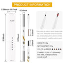 Long Lasting Double-end Eyebrow Pencil Ultra-Fine Eyebrow Stick (Brown) Newly