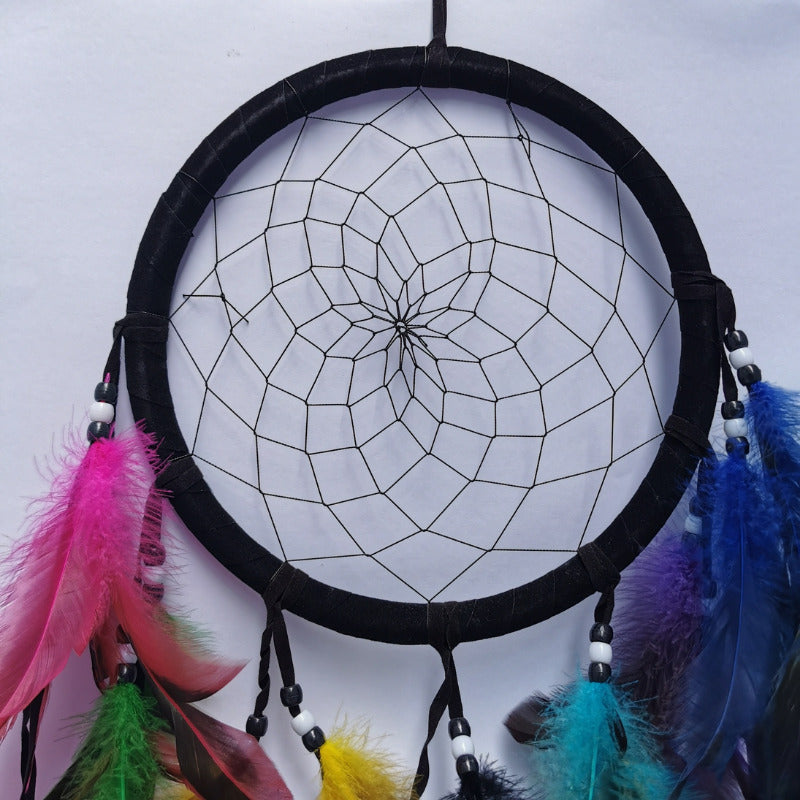 Dream Catcher Wall Hanging Decor Feather Dreamcatcher Handmade Ornament Gift