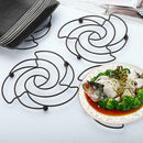 Iron Placemat Pan Pot Mat Holder Stand Round Placemats H4O0 Cookware Mats J0X0