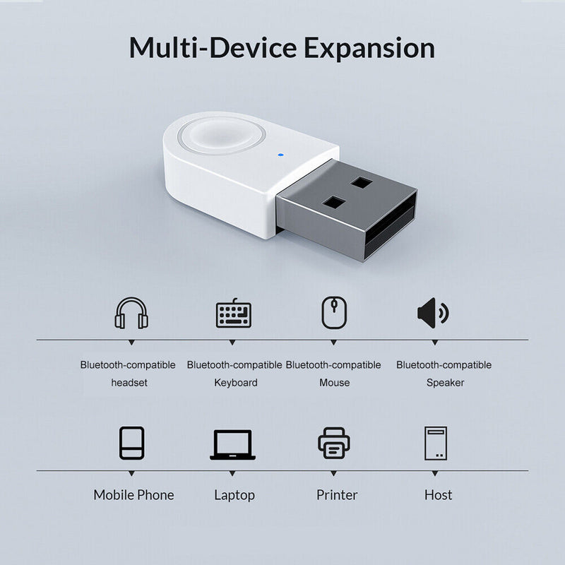 ORICO USB Bluetooth-compatible 5.0 Dongle Receiver Audio Adapter for Laptop