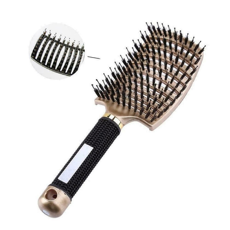 1pcs Bristle Hair Massage Comb Styling Hair Brush Detangling L0X6 Brush Z2Z1