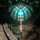 2pcs Solar Fireworks Lights Waterproof IP65 for Outdoor Patio Lawn Garden Decor