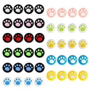 4pcs Cat Paw Silicone Thumb Grips for Nintendo Switch Controller (Blue)