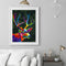Colored Elk No Frame Pictures By Number DIY Digital Coding Oil Painting for Home
