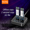 MAIWO K3016P Type C Hard Drive Docking M.2 SSD NVME Dual Bay Station (EU)