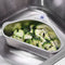 Kitchen Leftover Sink Strainer Stainless Triangular Vegetable Fruit Drain B