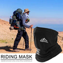 UV Protection Ice Silk Face Cover Neck Tube Outdoor Bandana Scarf (Black) Newly