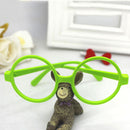 Round Children Glasses Frames Unisex Cartoon Eyeglasses Halloween Party Gifts