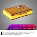 Double-Sided Fishing Lure Transparent Fishing Tackle Box Hook Case (Black) Newly