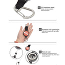 Safety Tool Diving Wire Lanyard Scuba Diving Spring Rope Quick-release Buckle