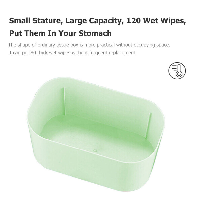 USB Baby Wet Wipes Heater Home Car Tissue Paper Warmer Warming Box (Green) Newly