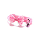 Cat Accessories Bowknot Kitten Necklace Adjustable Dog Collar Cat Collars