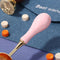 Wood Handle Sealing Wax Spoon Wax Bead Tablet Melting Spoons Craft (Pink) Newly