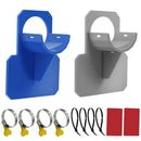 Pipe Holder for Intex Above Ground Pool Hose Outlet Bracket w/ Clamp (Grey)