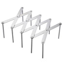 Steel Lid Rest Stand Retractable Pot Pan Cover Holder  Drain Shelf_