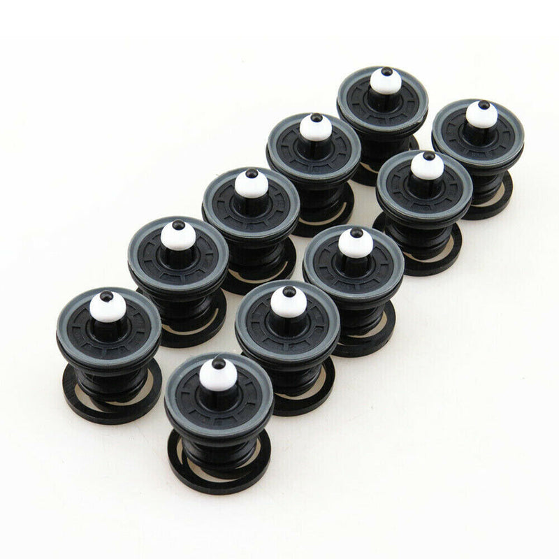 10pcs Nylon Car Interior Door Trim Panel Fastener Practical Rivets 7L6868243