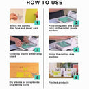 Love Lace Cutting Dies Stencil DIY ScrapbookingAlbum Embossing Template K5T9