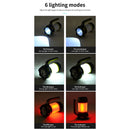 Camping Kerosene Lamp USB Rechargeable Portable Home Table Night Flashlight