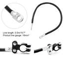 0.5mx16mm² Battery Cable Copper Wire for Solar Marine Power Inverter(Black)
