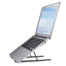 Foldable Laptop Stand Notebook Adjustable Riser Cooling Bracket (Black) Newly