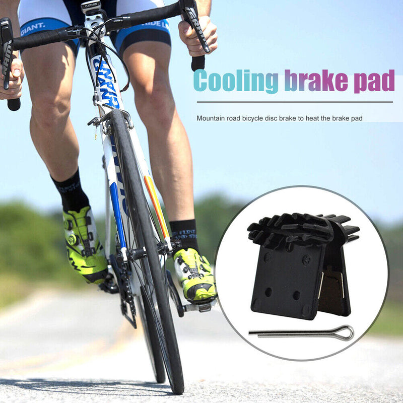 1 Pair MTB Bike Cooling Fins Heat Radiation Brake Pad for M9000 M9020 M987 Newly