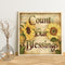 5D DIY Diamond Painting Blessings Full Round Drill Art Letter Picture Home Decor